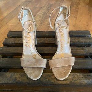Sam Edelman Tan Heels in great condition. Size 8.5